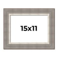 thumbnail image 1 of 15x11 Frame Grey Real Wood Picture Frame Width 2.75 Inches | Interior Frame Depth 0.5 Inches |, 1 of 8