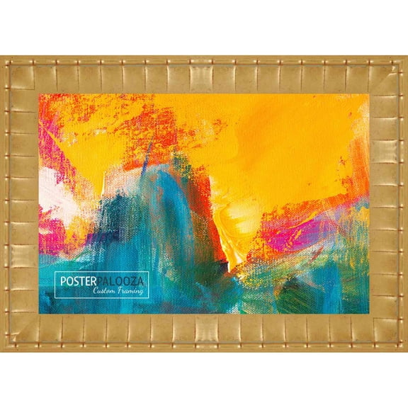 15x12 Natural Bamboo Picture Frame - UV Acrylic, Foam Board Backing, Hanging Hardware