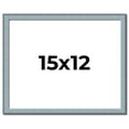 thumbnail image 1 of 15x12 Frame Blue Scuffed Farm Board Solid Wood Picture Frame Width 0.75 Inches | Interior Depth 0.5, 1 of 8
