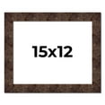 thumbnail image 1 of 15x12 Frame Brown Burl Real Wood Picture Frame Width 1.625 Inches | Interior Frame Depth 0.5 Inches, 1 of 8