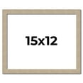 thumbnail image 1 of 15x12 Frame Grey Solid Wood Picture Frame Width 1 Inches | Interior Frame Depth 0.5 Inches |, 1 of 8