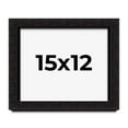 thumbnail image 1 of 15x12 Shadow Box Black Solid Wood Display Picture Frame | 1 Inch Rabbet Depth | | 1.375 Inch, 1 of 4