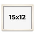 thumbnail image 1 of 15x12 Shadow Box Cream of Wheat White Washed Display Frame | 0.875 Inches Deep Solid Wood Shadowbox, 1 of 8