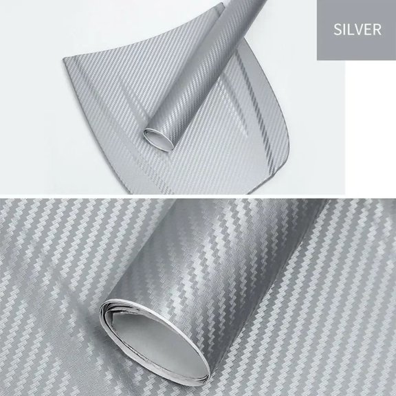 15x127cm Car 3D Carbon Fiber Roll Film Stickers DIY Vinyl Film Auto Interior Styling Carbon Fiber Decorative Decals