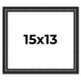 thumbnail image 1 of 15x13 Frame Black Real Wood Picture Frame Width 1.25 inches | Interior Frame Depth 0.5 inches |, 1 of 8