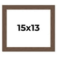 thumbnail image 1 of 15x13 Frame Brown Farmhouse Solid Wood Picture Frame Width 1.5 Inches | Interior Frame Depth 0.5, 1 of 8
