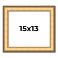 thumbnail image 1 of 15x13 Frame Gold Plein Aire Solid Wood Picture Frame Width 2 Inches | Interior Frame Depth 0.5, 1 of 8