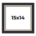 thumbnail image 1 of 15x14 Frame Black Real Wood Picture Frame Width 2.25 Inches | Interior Frame Depth 0.5 Inches |, 1 of 8