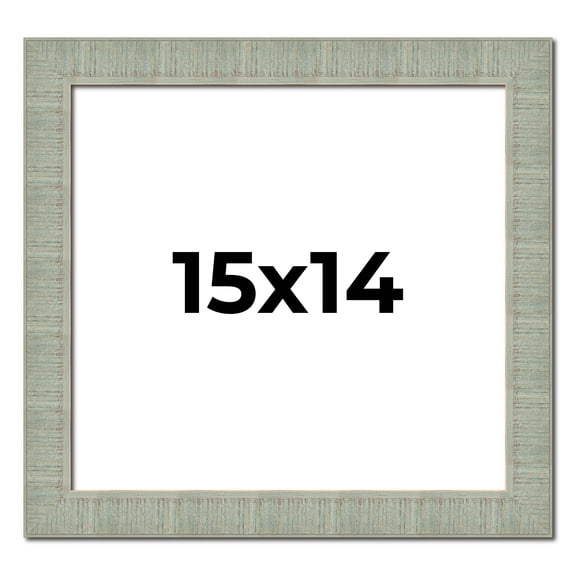 15x14 Frame Green Desert Pear Solid Wood Picture Frame | 1.625 Inch Moulding Width | Interior Frame