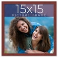 thumbnail image 1 of 15x15 Frame Brown Solid Wood Picture Frame Width 0.75 Inches | Interior Frame Depth 0.5 Inches |, 1 of 8