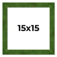 thumbnail image 1 of 15x15 Frame Green Burl Solid Wood Picture Frame | 1.75 Inches Moulding Width | Interior Frame Depth, 1 of 8