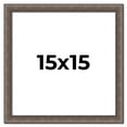 thumbnail image 1 of 15x15 Frame Silver Real Wood Picture Frame Width 1.25 Inches | Interior Frame Depth 0.5 Inches |, 1 of 8