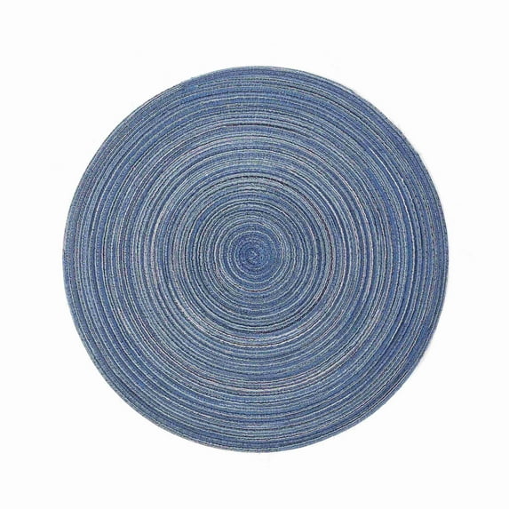 15x15 Inch Washable Placemats Set of 6 - Woven Polypropylene Table Mats for Dining Kitchen | Non-Slip & Dishwasher Safe | Indoor/Outdoor Use | Multiple Colors