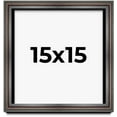 thumbnail image 1 of 15x15 Shadow Box Frame Brown Cherry | 2.625 Inches Deep Pine Wood Traditional Shadowbox Display, 1 of 8
