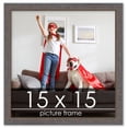 thumbnail image 1 of 15x15 Textured Grey Picture Frame - UV Acrylic, Foam Board Backing, Hanging Hardware, 1 of 8