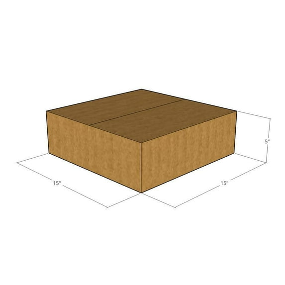 15x15x5 - 32 ECT Corrugated Boxes -New for Moving or Shipping Needs