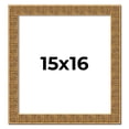 thumbnail image 1 of 15x16 Frame Black and Gold Distressed Solid Wood Sonoma Picture Frame | 1.625 Inch Moulding Width |, 1 of 8