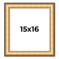 thumbnail image 1 of 15x16 Frame Gold Plein Aire Solid Wood Picture Frame Width 2 Inches | Interior Frame Depth 0.5, 1 of 8