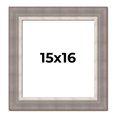 thumbnail image 1 of 15x16 Frame Grey Real Wood Picture Frame Width 2.75 Inches | Interior Frame Depth 0.5 Inches |, 1 of 8