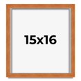 thumbnail image 1 of 15x16 Shadow Box Frame Brown | 0.875 Inches Deep Real Wood Contemporary Shadowbox Display Frame |, 1 of 6
