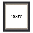 thumbnail image 1 of 15x17 Frame Black Real Wood Picture Frame Width 2.25 Inches | Interior Frame Depth 0.5 Inches |, 1 of 8