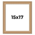 thumbnail image 1 of 15x17 Frame Charleston Honey Brown Solid Wood Picture Frame Width 1.75 Inches | Interior Depth 0.5, 1 of 8