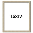 thumbnail image 1 of 15x17 Frame Grey Solid Wood Picture Frame Width 1 Inches | Interior Frame Depth 0.5 Inches |, 1 of 8