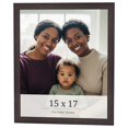 thumbnail image 1 of 15x17 Rustic Brown Real Wood Picture Frame Width 0.75 inches | Interior Frame Depth 0.5 inches |, 1 of 8
