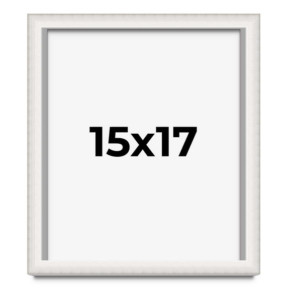 15x17 Silver Shadowbox Frame - Interior Size 15x17x1.5 Inches - Made to Display Items Up To 1.5 Inches Deep