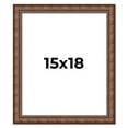 thumbnail image 1 of 15x18 Dark Brown Bamboo Real Wood Picture Frame Width 1.5 inches | Interior Frame Depth 0.5 inches, 1 of 8