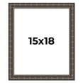 thumbnail image 1 of 15x18 Frame Black Bamboo Solid Wood Picture Frame Width 1.5 Inches | Interior Frame Depth 0.5, 1 of 8