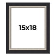 thumbnail image 1 of 15x18 Frame Black Real Wood Picture Frame Width 2.25 Inches | Interior Frame Depth 0.5 Inches |, 1 of 8