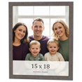 thumbnail image 1 of 15x18 Frame Blue Kingsley Pewter Solid Wood Picture Frame Width 0.75 Inches |Interior Depth 0.5, 1 of 8