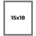 thumbnail image 1 of 15x18 Frame Blue Kingsley Pewter Solid Wood Picture Frame Width 0.75 Inches |Interior Depth 0.5, 1 of 8