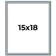 thumbnail image 1 of 15x18 Frame Blue Scuffed Farm Board Solid Wood Picture Frame Width 0.75 Inches | Interior Depth 0.5, 1 of 8