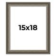thumbnail image 1 of 15x18 Frame Brown Solid Wood Picture Frame | 1.75 Inch Moulding Width | Austin Frame Complete with, 1 of 8