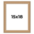 thumbnail image 1 of 15x18 Frame Charleston Honey Brown Solid Wood Picture Frame Width 1.75 Inches | Interior Depth 0.5, 1 of 8