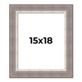 thumbnail image 1 of 15x18 Frame Grey Real Wood Picture Frame Width 2.75 Inches | Interior Frame Depth 0.5 Inches |, 1 of 8