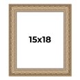 thumbnail image 1 of 15x18 Frame Ornate Silver Beaded Solid Wood Picture Frame Width 2.5 Inches | Interior Depth 1, 1 of 8