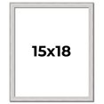 thumbnail image 1 of 15x18 Frame Silver Inner Slope Bevel Picture Frame | 1 Inch Moulding Width | 0.75 Inch Rabbet Depth, 1 of 8