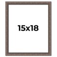 thumbnail image 1 of 15x18 Frame Silver Real Wood Picture Frame Width 1.25 Inches | Interior Frame Depth 0.5 Inches |, 1 of 8