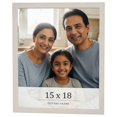 thumbnail image 1 of 15x18 Frame White Wheat Solid Wood Picture Frame | Moulding Width 0.75 Inches | Interior Depth 0.5, 1 of 8