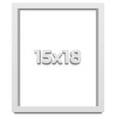 thumbnail image 1 of 15x18 Shadow Box High Gloss White Display Frame | 1.625 Inches Deep | 1 Inch Moulding Width | Solid, 1 of 4