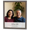 thumbnail image 1 of 15x19 Frame Blue Kingsley Pewter Solid Wood Picture Frame Width 0.75 Inches |Interior Depth 0.5, 1 of 8