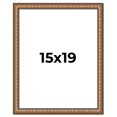 thumbnail image 1 of 15x19 Frame Gold Real Wood Picture Frame Width 1.25 inches | Interior Frame Depth 0.5 inches |, 1 of 8