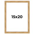 thumbnail image 1 of 15x20 Frame Beige Real Wood Picture Frame Width 1.25 inches | Interior Frame Depth 0.5 inches |, 1 of 8