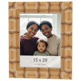 thumbnail image 1 of 15x20 Frame Beige Real Wood Picture Frame Width 3 inches | Interior Frame Depth 0.5 inches |, 1 of 8
