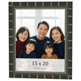 thumbnail image 1 of 15x20 Frame Black Bamboo Solid Wood Picture Frame Width 1.5 Inches | Interior Frame Depth 0.5, 1 of 8