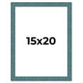 thumbnail image 1 of 15x20 Frame Blue Rustic Barnwood Solid Wood Picture Frame Width 1.25 Inches | Interior Depth 0.5, 1 of 8