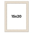 thumbnail image 1 of 15x20 Frame White Real Wood Picture Frame Width 1.75 inches | Interior Frame Depth 0.5 inches |, 1 of 8